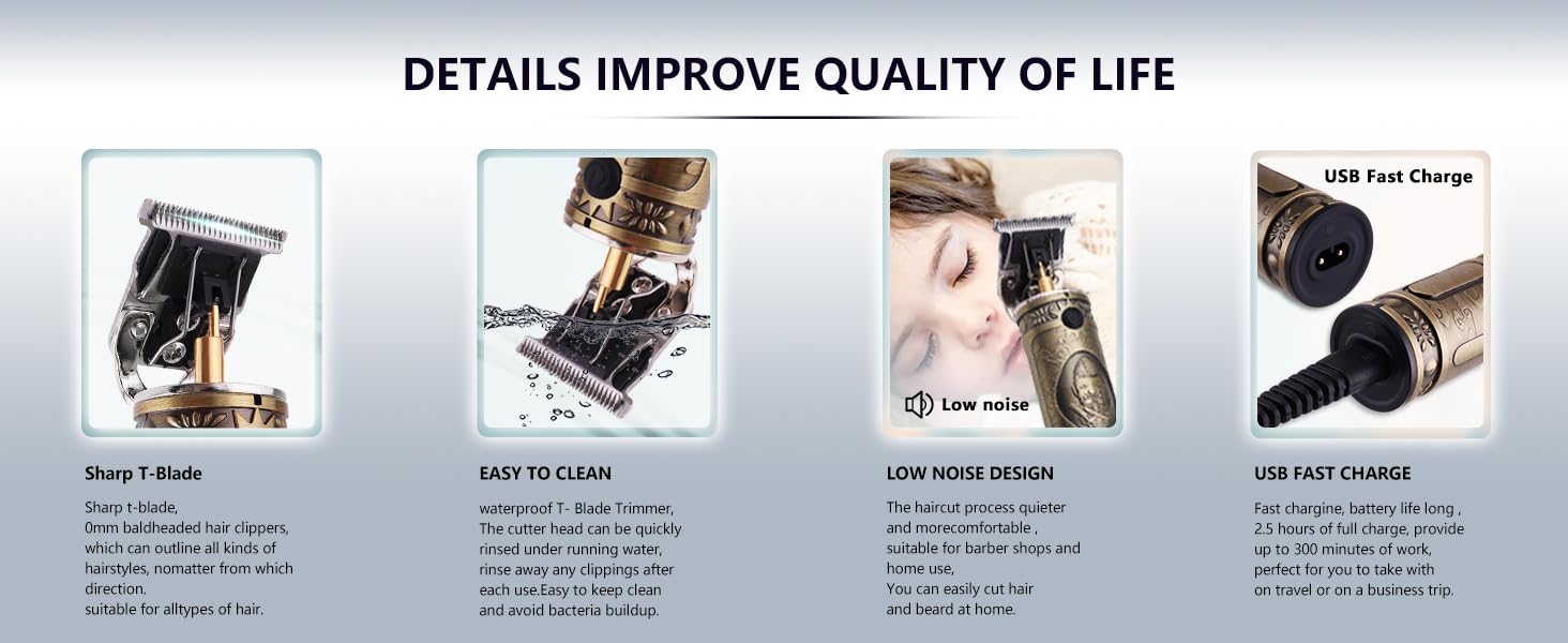 4 key features for vagary small hair trimmer