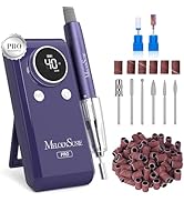 MelodySusie Professional Clip-On Cordless 2-in-1 Nail Drill with Adjustable Built-In Stand and Pr...
