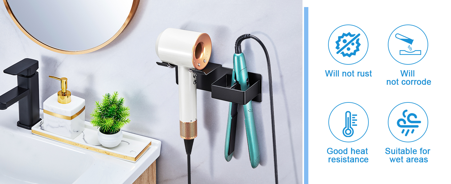 blow dryer holder