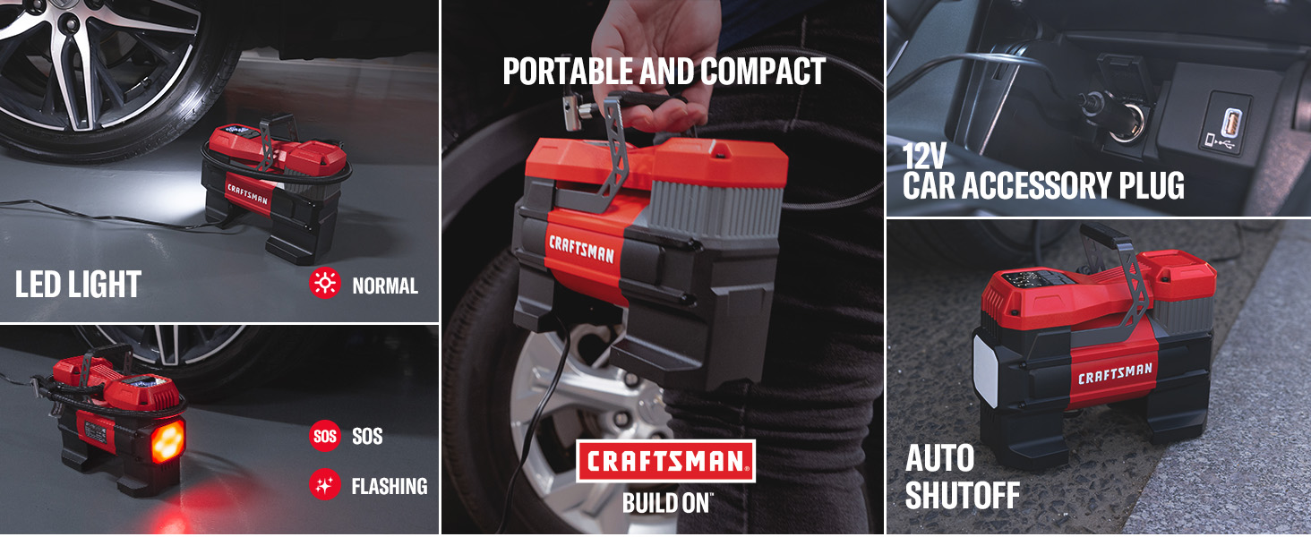 12V Portable Tire Inflator