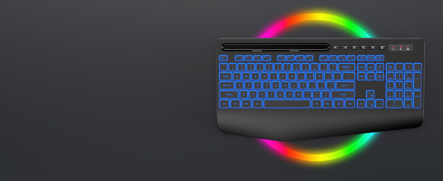 light up keyboard and mouse combo