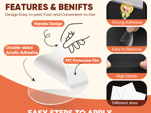 adhesive dots
