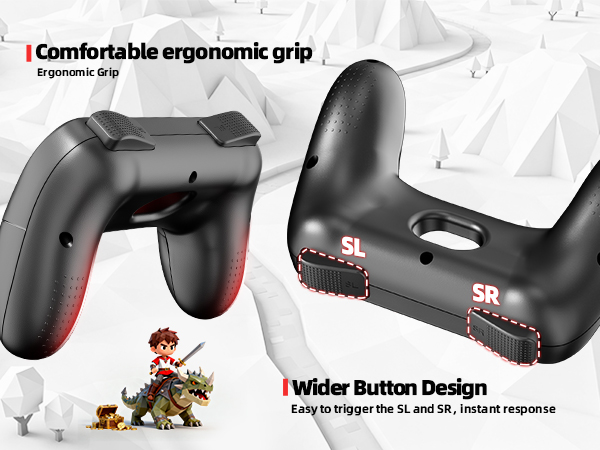 COMFORTABLE ERGONOMIC GRIP