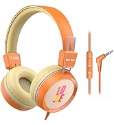 New bee Kids Headphones for School with Microphone KH20 HD Stereo Safe Volume Limited 85dB/94dB F...