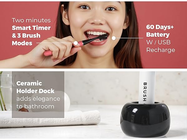 MIPOW BRUSH GO Slim i4 Slim Pro i4 Electric Toothbrush E-toothbrush Brush Head Sonic Vibrate Timer 