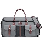 Vessgra Carry on Garment Bag for Travel, Convertible Garment Duffle Bags for Men Women with Shoe ...