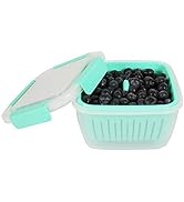 Shopwithgreen 50oz Berry Keeper Container, Fruit Produce Saver Food Storage Containers with Remov...