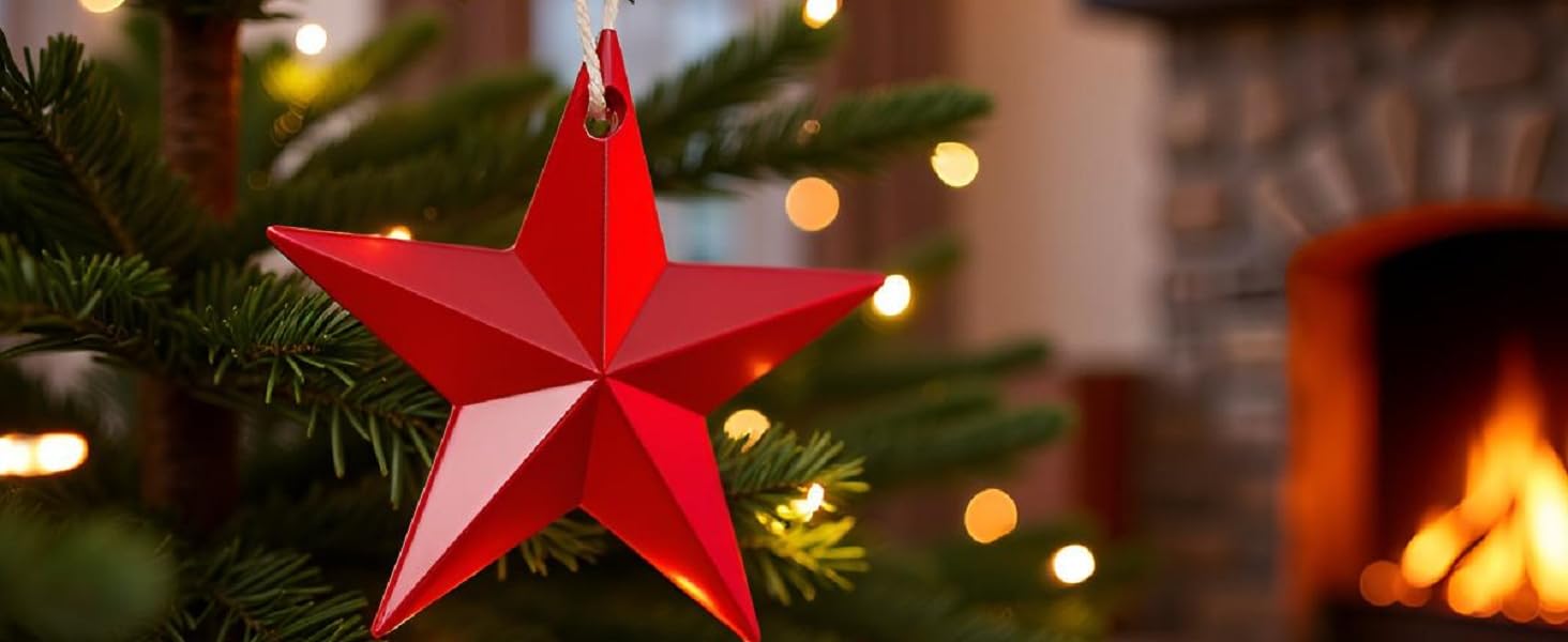 Red Metal Star