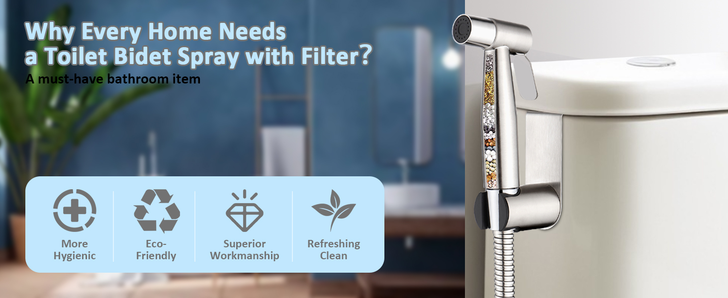 Toilet Bidet Spray with Filter