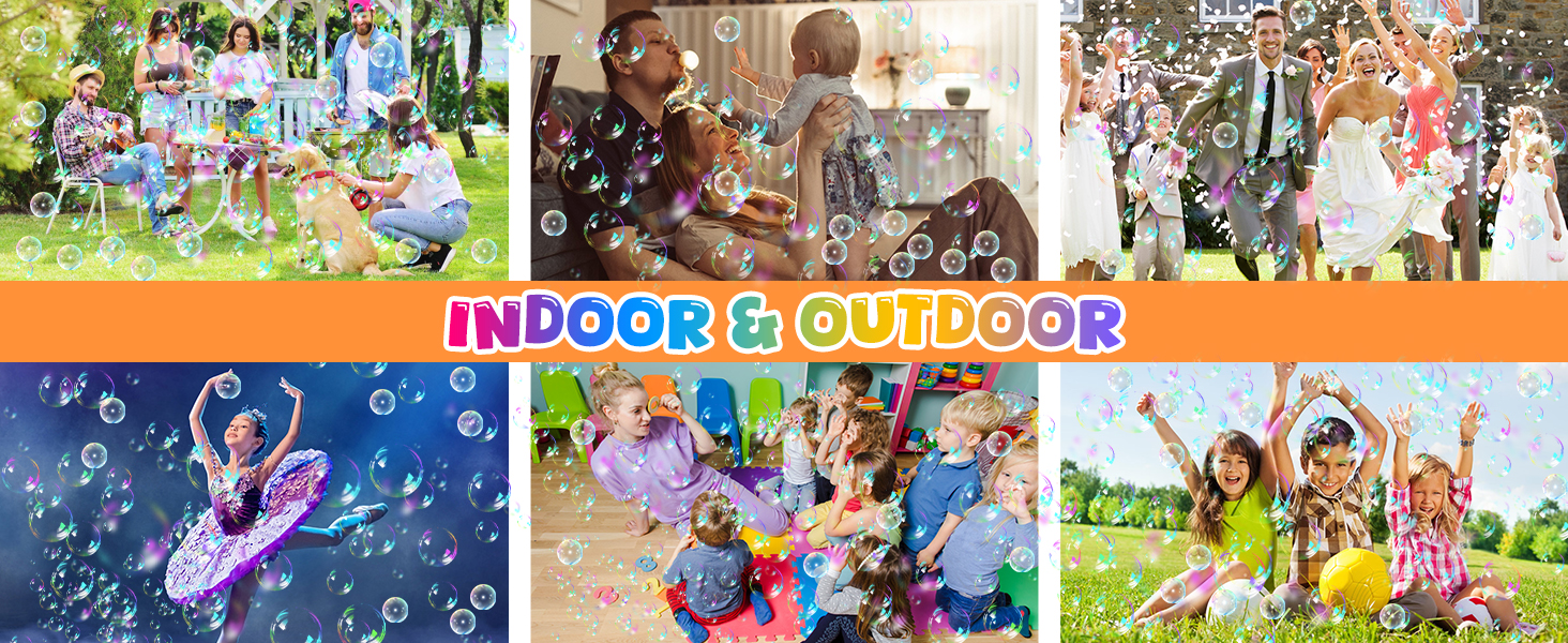 bubble machine for toddlers 1-3 for kids for parties for wedding bubble maker bubble blower