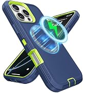 Jelanry Case for iPhone 16 Pro Max 5G 6.9 inch Heavy Duty Rugged Dual-Layer Shockproof Protection...