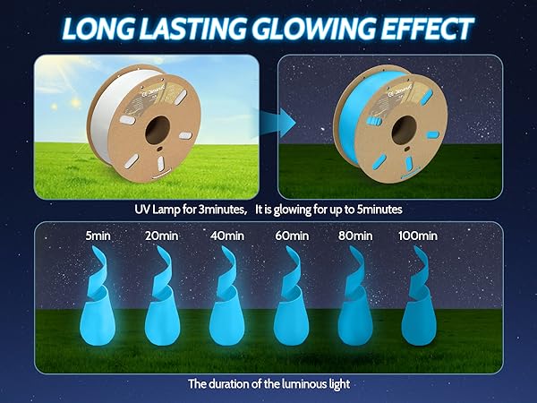 pla glow in dark green