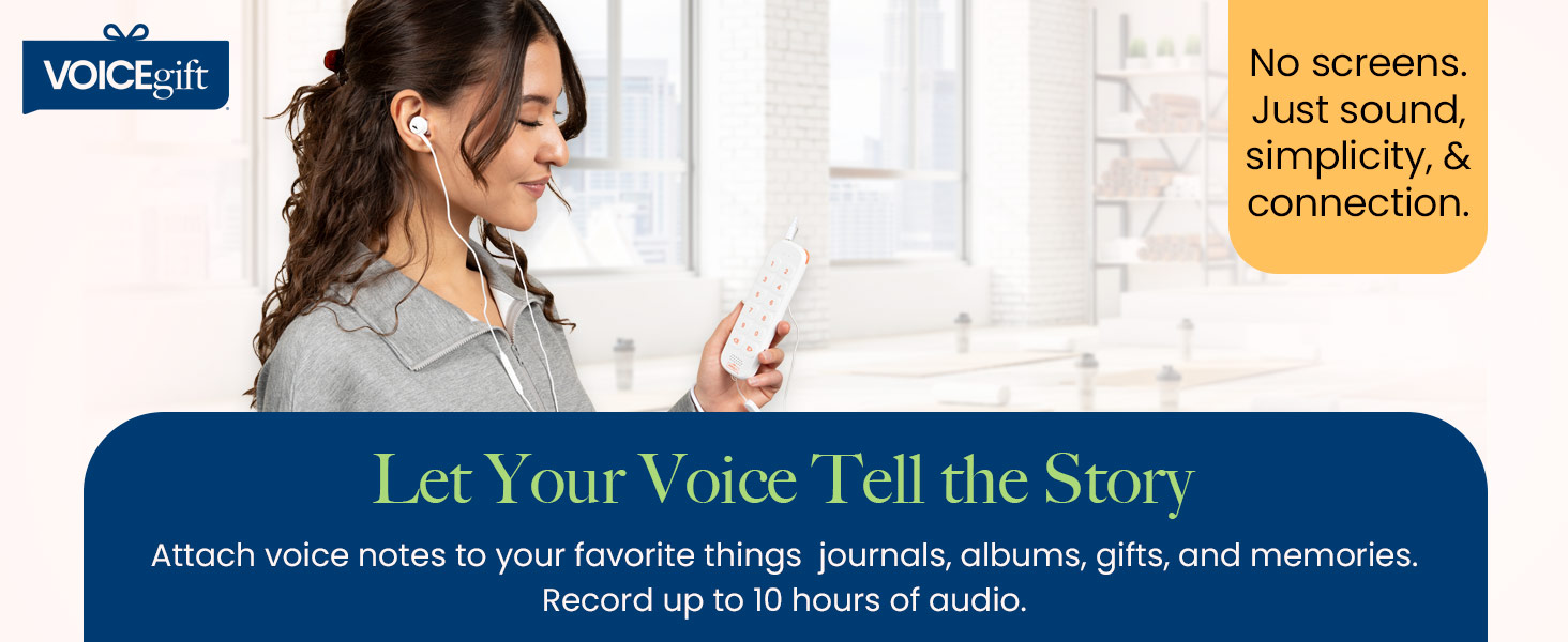 Interactive Voice Recorder for Adults