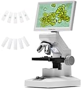 TOMLOV DM301 Max Microscope for Kids Students Adults with X-Y Stage, Digital Microscope Camera wi...