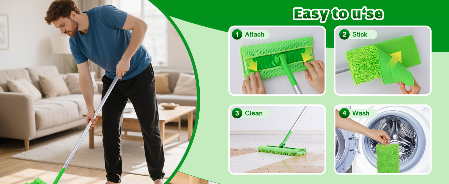 reusable mop pads