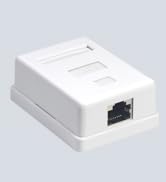 VCELINK Cat6 RJ45 Surface Mount Box 1-Port, Compatible with UTP Cat6/Cat5e/Cat5 Stranded or Solid...