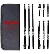 AMM 9-Piece Impact Grade Socket Adapter Set,1/4", 3/8", and 1/2" Drive | 3", 6", and 12" Socket D...