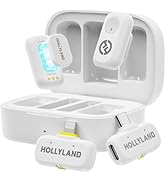 Hollyland Lark A1 Wireless Mini Microphone for iPhone &amp; Android, 48kHz/24-bit, 3-Level Intelligen...