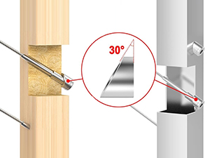 Angle invisible Cable Railing Kits