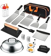 18PCS Griddle Accessories Kit, Flat Top Grill Accessories Set for Blackstone and Camp Chef, Grill...