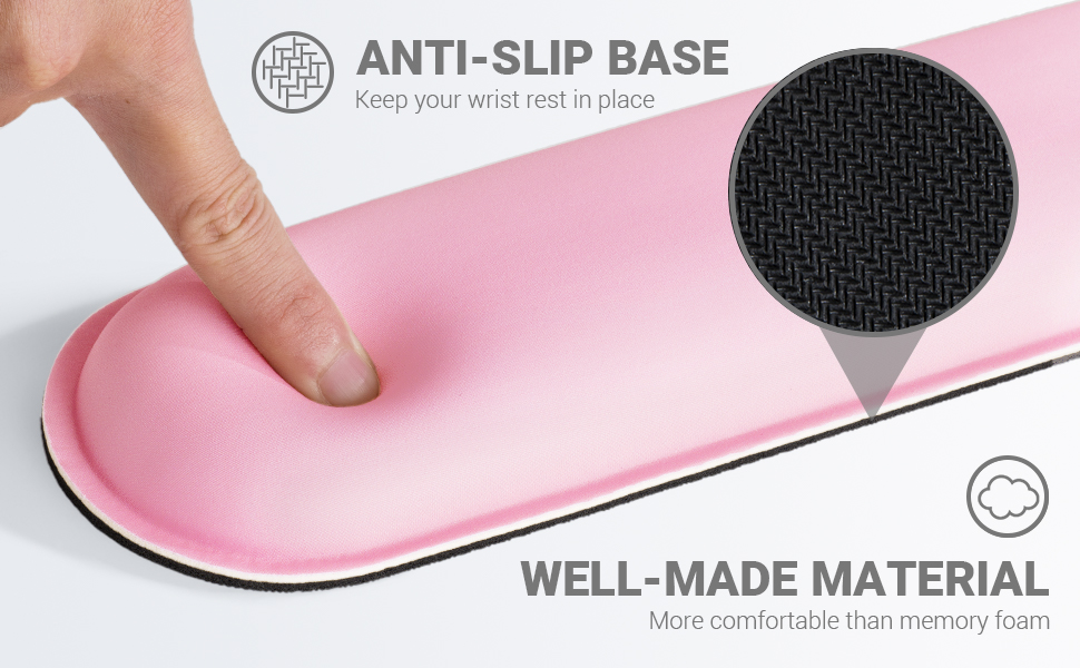 Memory Foam Keyboard Wrist Rest Set