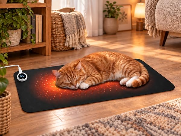 heated mouse pad