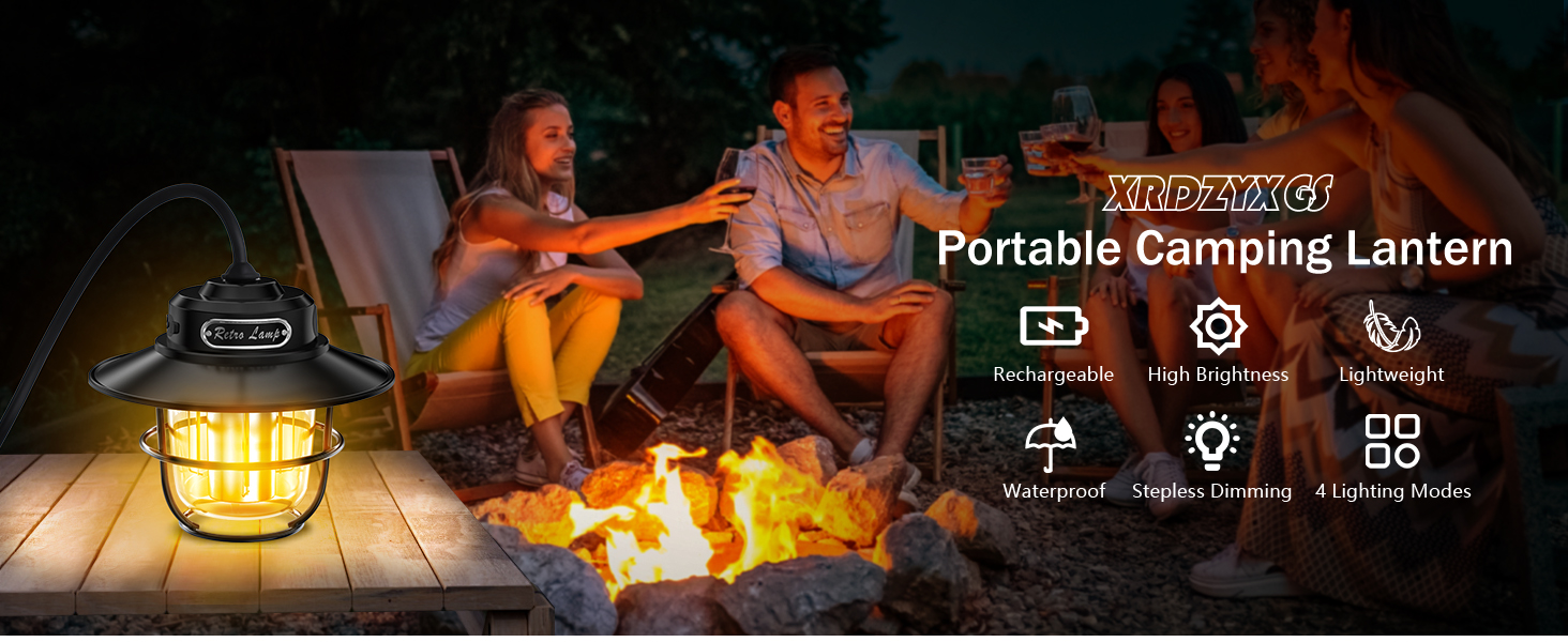 a man and woman sitting around a campfire with drinks
