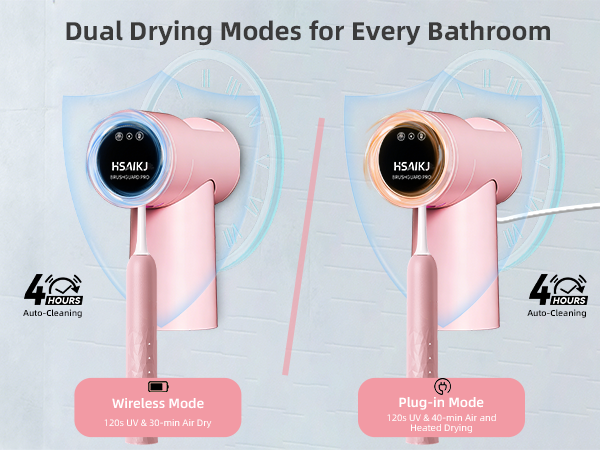 smart toothbrush holder wall mounted