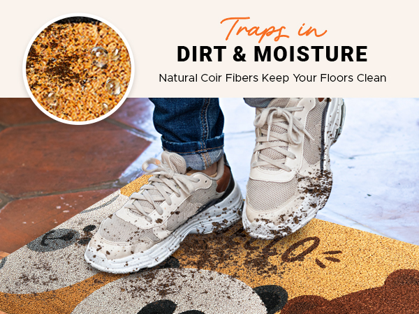 Dirt and moisture