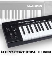 M-Audio Keystation 88 MK3 – 88 Key Semi Weighted MIDI Keyboard Controller for Complete Command of...