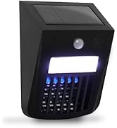 PIC 2-in-1 Solar Bug Zapper and Motion Sensor LED Light, Outdoor Electric Insect Killer, Mosquito...