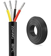 FIRMERST 22 Gauge 4 Conductor 200 Feet Tinned Copper Electrical Wire