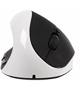 Wireless Mouse Left Handed Ergonomic Vertical Mouse, Ergo Carpal Tunnel Silent High Presion Porta...