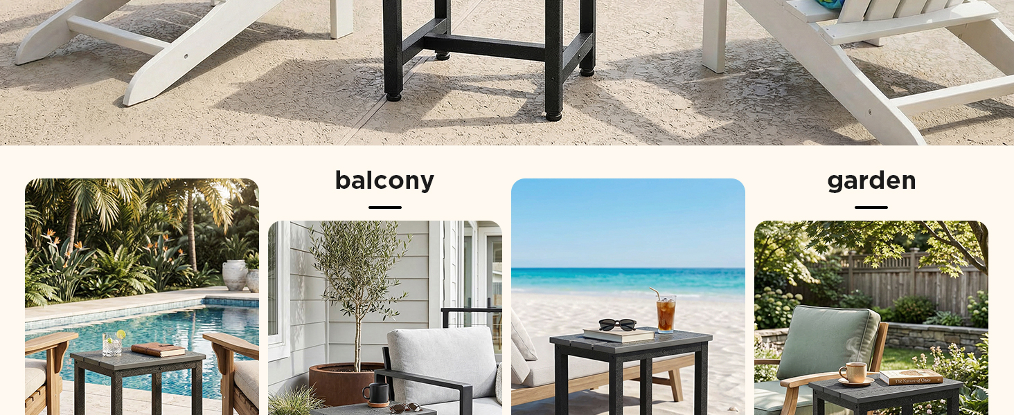 outdoor side table