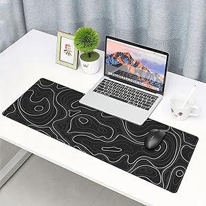 Topographic mouse pad