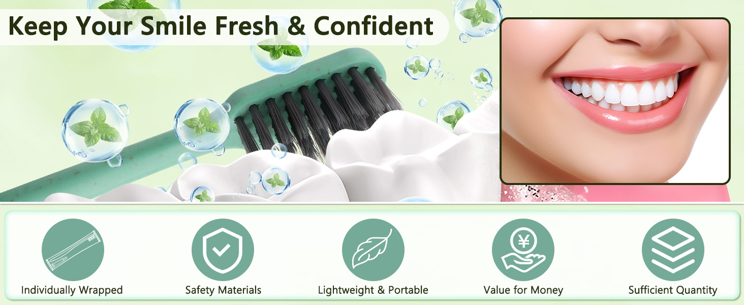 Disposable Toothbrushes with 5g Toothpaste