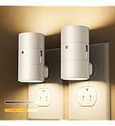 VOLISUN Night Light, Dimmable Led Night Lights Plug into Wall, Amber/3000K/4500K, 0-100LM Adjusta...