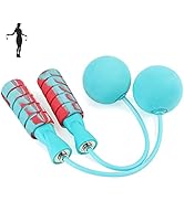 APLUGTEK Jump Rope, Training Ropeless Skipping Rope for Fitness, Adjustable Weighted Cordless Jum...