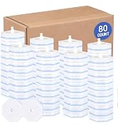 80 Count Disposable Toilet Wand Refills for Clorox Toilet Wand, Compatible with Most Toilet Wand ...
