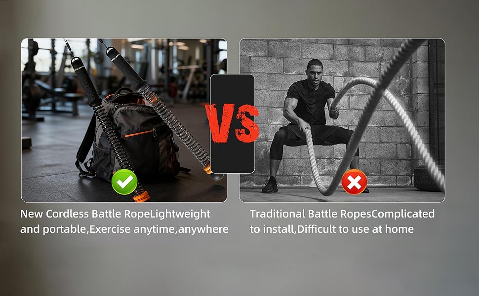 Ropeless Battle Ropes