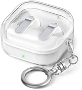 AhaStyle Clear Case for Samsung Galaxy Buds4 (2026) &amp; Galaxy Buds4 Pro (2026) [Anti-Yellowing] So...