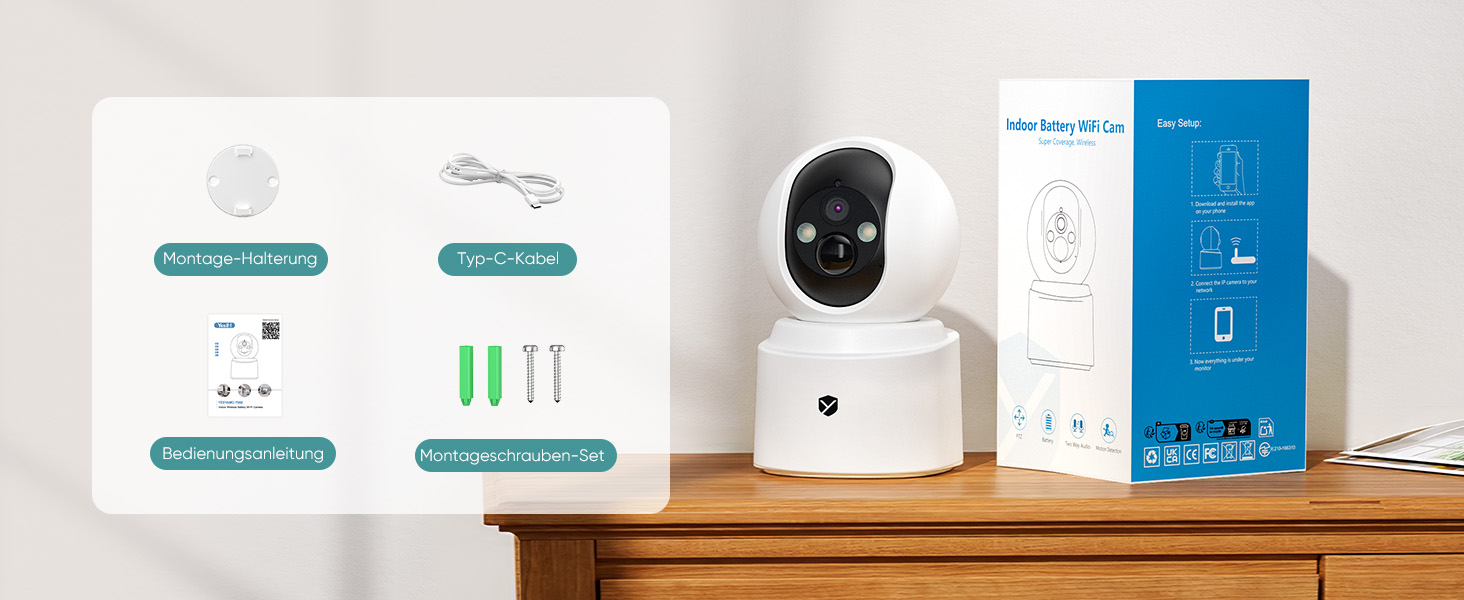 battery powered pet camera
