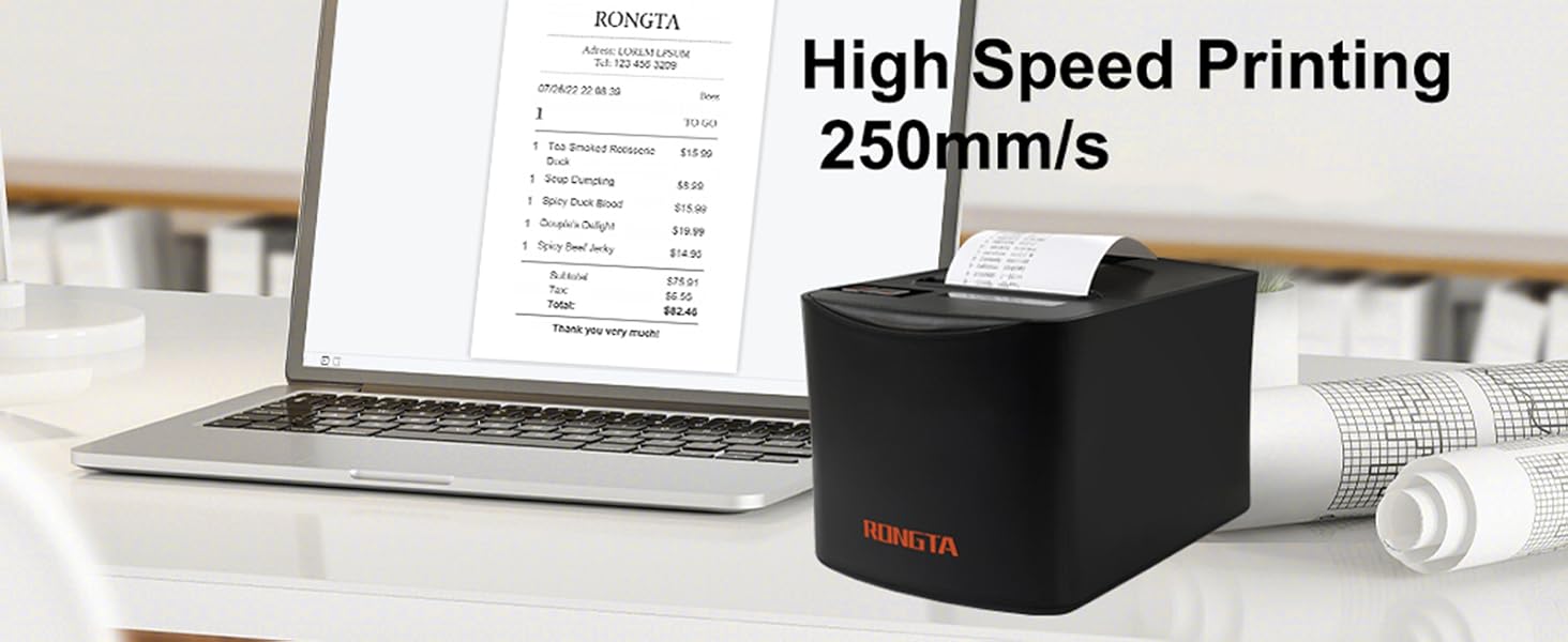 High Speed Printing 250mm/S receipt printer
