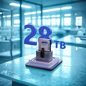 Simultaneous reading of SATA hard drive and M.2 NVMe SSD in Bslemon external drive reader