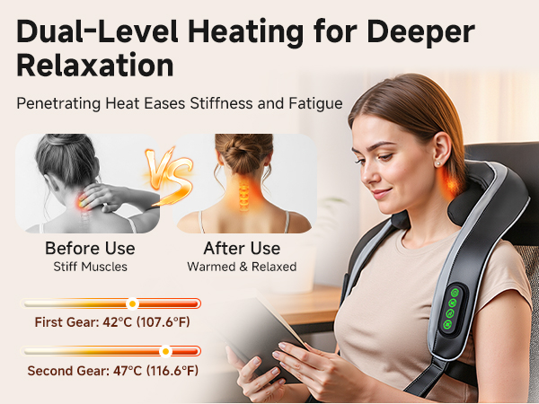 shiatsu neck and back massager