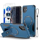 for Samsung Galaxy A05 case[Compatible with MagSafe][with 2 * 9H Tempered Glass Screen Protector]...