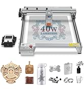 LASER TREE Laser Engraver Machine, 40000mW(40W+) Output Power Laser Cutter with Air Assist Pump K...
