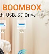 portable cd player boombox am fm radio with bluetooth