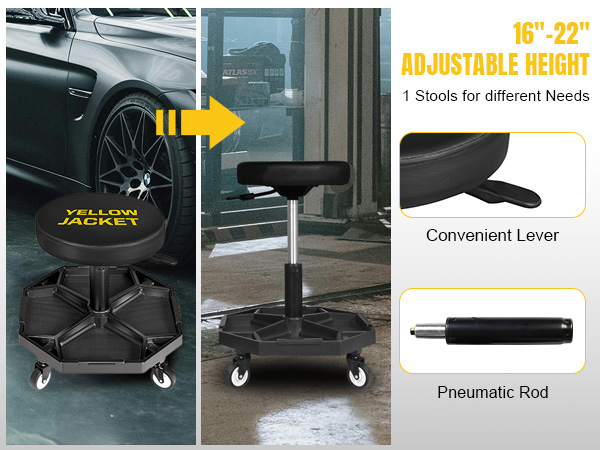 garage seat stool creeper