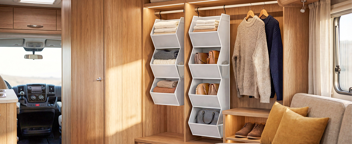 hanging closet shelves